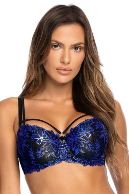 Biustonosz push up Biustonosz Push-up Model V-10231 Black/Blue - Axami - 80C