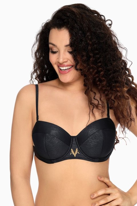 Kostium dwuczęściowy Biustonosz kąpielowy Model SK-148 Black - Ava - 80A