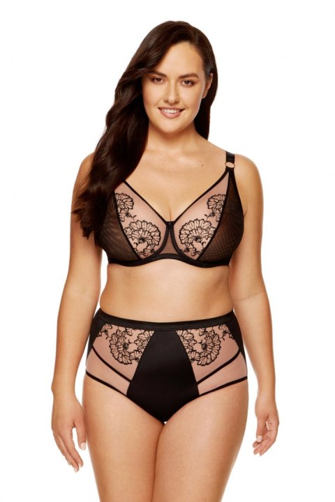 Biustonosz Soft Model Kala B2 Black/Beige - Gorteks - 65F Biustonosz Soft Model Kala B2 Black/Beige - Gorteks - 65F