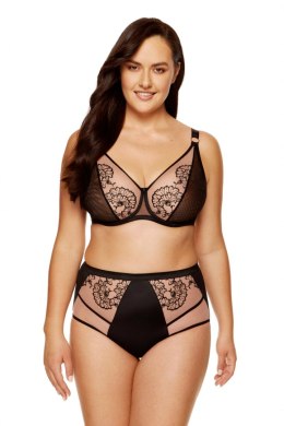 Biustonosz Soft Model Kala B2 Black/Beige - Gorteks - 70H