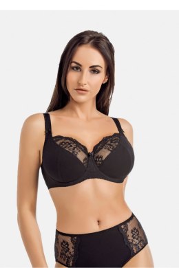 Komplet Biustonosz Soft Model Anastasia 217-3 Black/White/Beige - Teyli - 90G