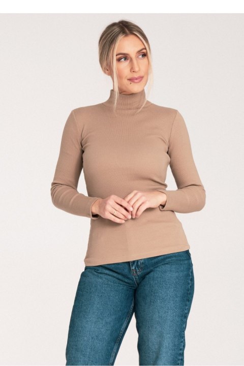 Golf Damski Model M1058 Beige - Figl - s Golf Damski Model M1058 Beige - Figl - s