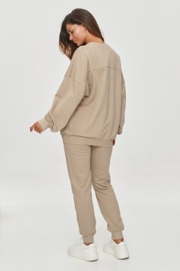 Spodnie Dresowe Model M858 Light Beige - Makadamia - 36