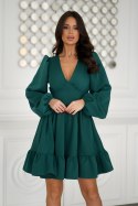 Sukienka Model 322-13 Bottle Green - Bicotone - 34 Sukienka Model 322-13 Bottle Green - Bicotone - 34
