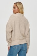 Sweter Damski Model S151 Beige - Makadamia - uniwersalny Sweter Damski Model S151 Beige - Makadamia - uniwersalny