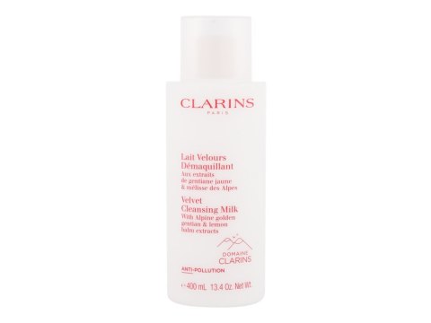 Clarins Velvet Cleansing Milk Mleczko do demakijażu Wszystkie rodzaje cery 400 ml (W) (P2) Clarins Velvet Cleansing Milk Mleczko do demakijażu Wszystkie rodzaje cery 400 ml (W) (P2)