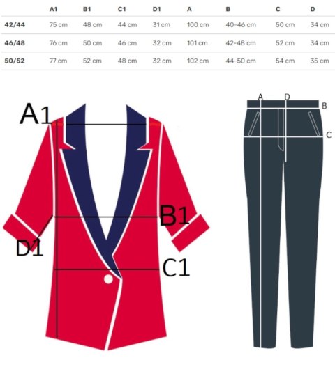 Elegancki komplet damski szerokie spodnie drapowana koszula STELLA (Granatowy) Elegancki komplet damski szerokie spodnie drapowana koszula STELLA (Granatowy)