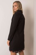 Płaszcz Damski Model TW-PL-BI-25533.18 Black - Och Bella - XL
