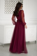 Sukienka Model 302-10 Bordo - Bicotone - 46