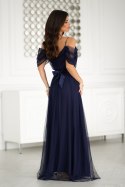 Sukienka Model 310-01 Navy - Bicotone - 36 Sukienka Model 310-01 Navy - Bicotone - 36