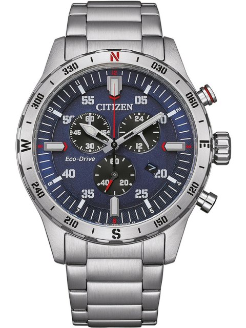 Zegarek Męski Citizen Eco-Drive Sporting Chronograph AT2520-89L + BOX Zegarek Męski Citizen Eco-Drive Sporting Chronograph AT2520-89L + BOX