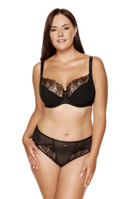 Biustonosz Soft Biustonosz Semi-Soft Model Madame B3 Black - Gorteks - 80C