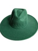 Elegancki damski kapelusz panama z ozdobną broszką "Oko Elegancji" (Zielony) Elegancki damski kapelusz panama z ozdobną broszką "Oko Elegancji" (Zielony)