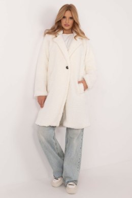 Płaszcz Damski Model DHJ-PL-19991.93P Ecru - Italy Moda - uniwersalny