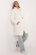 Płaszcz Damski Model DHJ-PL-19991.93P Ecru - Italy Moda - uniwersalny Płaszcz Damski Model DHJ-PL-19991.93P Ecru - Italy Moda - uniwersalny