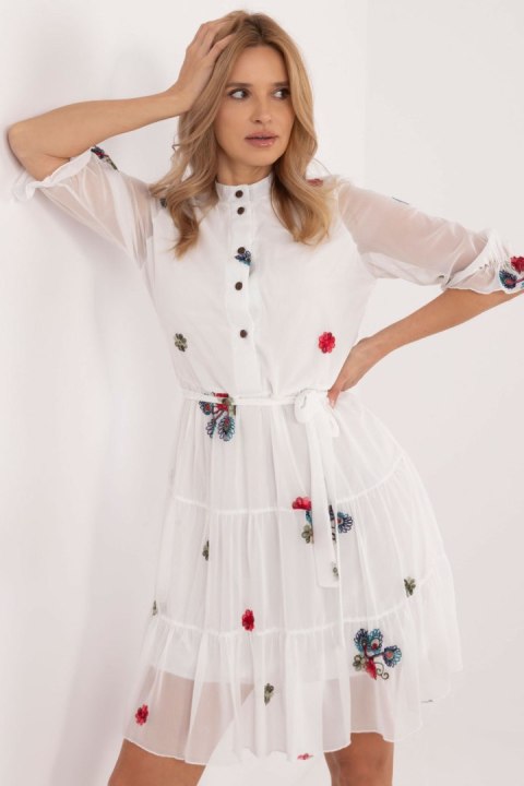 Sukienka Model LK-SK-509768.34 White - Lakerta - L/XL Sukienka Model LK-SK-509768.34 White - Lakerta - L/XL