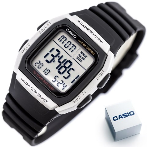 ZEGAREK MĘSKI CASIO W-96H-1A + BOX ZEGAREK MĘSKI CASIO W-96H-1A + BOX