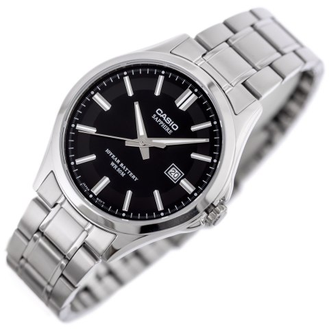 Zegarek Męski Casio MTS-100D-1A + BOX (zd236a) SZAFIR Zegarek Męski Casio MTS-100D-1A + BOX (zd236a) SZAFIR