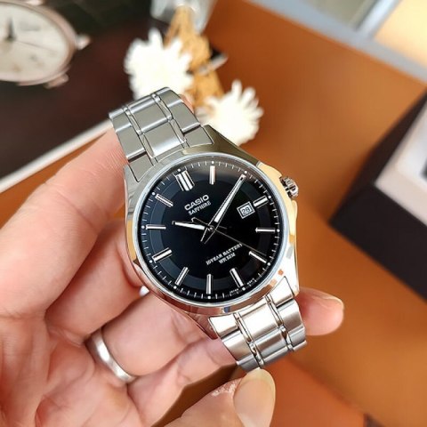 Zegarek Męski Casio MTS-100D-1A + BOX (zd236a) SZAFIR Zegarek Męski Casio MTS-100D-1A + BOX (zd236a) SZAFIR