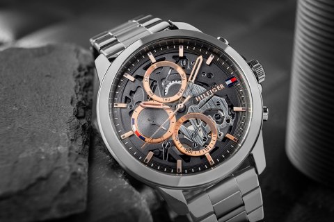 Zegarek Męski Tommy Hilfiger Henry 1710479 + BOX Zegarek Męski Tommy Hilfiger Henry 1710479 + BOX