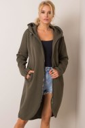 Bluza Damska Model RV-BL-4858-1.99P Khaki - Rue Paris - S/M Bluza Damska Model RV-BL-4858-1.99P Khaki - Rue Paris - S/M