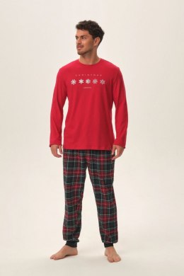 Piżama Męska Model Honest 41914-33X Red - Henderson - XL