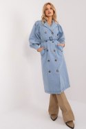 Płaszcz Damski Model NM-PL-TR295.22 Light Blue - NM - S Płaszcz Damski Model NM-PL-TR295.22 Light Blue - NM - S