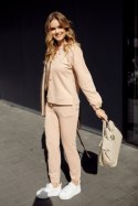 Spodnie Komplet Model FI730 Beige - Fasardi - XL Spodnie Komplet Model FI730 Beige - Fasardi - XL