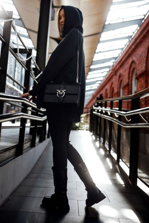 Spodnie Komplet Model FI764 Black - Fasardi - S Spodnie Komplet Model FI764 Black - Fasardi - S