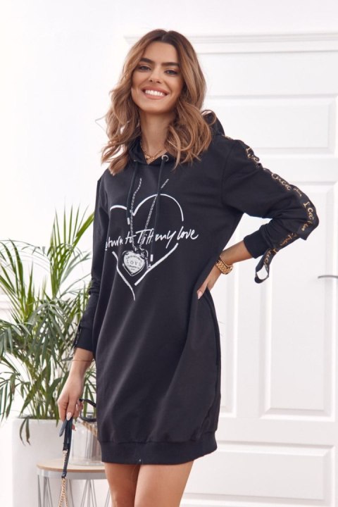 Sukienka Model 1023 Black - Fasardi - S/M
