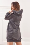 Sukienka Model 1023 Dark Grey - Fasardi - S/M Sukienka Model 1023 Dark Grey - Fasardi - S/M