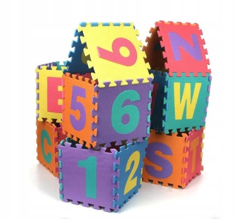 36el. Duże super puzzle piankowe plus torba 2709 36el. Duże super puzzle piankowe plus torba 2709