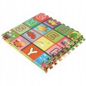 Gruba mata piankowa Eva duże puzzle pankowe 120x120x 1cm alfabet EM2002O Gruba mata piankowa Eva duże puzzle pankowe 120x120x 1cm alfabet EM2002O