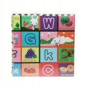 Gruba mata piankowa Eva duże puzzle pankowe 120x120x 1cm alfabet EM2002O Gruba mata piankowa Eva duże puzzle pankowe 120x120x 1cm alfabet EM2002O