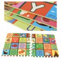 Gruba mata piankowa Eva duże puzzle pankowe 120x120x 1cm alfabet EM2002O Gruba mata piankowa Eva duże puzzle pankowe 120x120x 1cm alfabet EM2002O