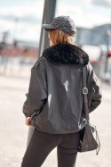 Kurtka Damska Model 8621 Black - Fasardi - M Kurtka Damska Model 8621 Black - Fasardi - M