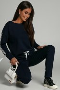 Spodnie Komplet Model FI534 Navy - Fasardi - M Spodnie Komplet Model FI534 Navy - Fasardi - M