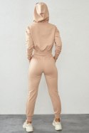 Spodnie Komplet Model FI718 Beige - Fasardi - M Spodnie Komplet Model FI718 Beige - Fasardi - M