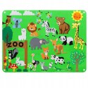 Tablica filcowa zabawka filcowa mata na rzepy zoo F22 Tablica filcowa zabawka filcowa mata na rzepy zoo F22