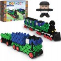 Zestaw klocków Connect 2w1: Pociąg / Ciężarówka z przyczepą Trefl 61976 Zestaw klocków Connect 2w1: Pociąg / Ciężarówka z przyczepą Trefl 61976