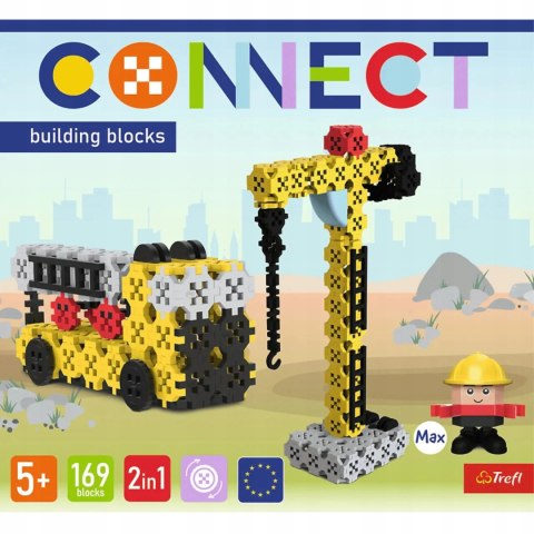 Zestaw klocków Connect 2w1: Żuraw / Dźwig HDS Trefl 61971 Zestaw klocków Connect 2w1: Żuraw / Dźwig HDS Trefl 61971