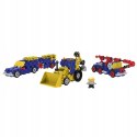 Zestaw klocków Connect 3w1: Pojazdy budowlane / SUV z przyczepą Trefl 61979 Zestaw klocków Connect 3w1: Pojazdy budowlane / SUV z przyczepą Trefl 61979