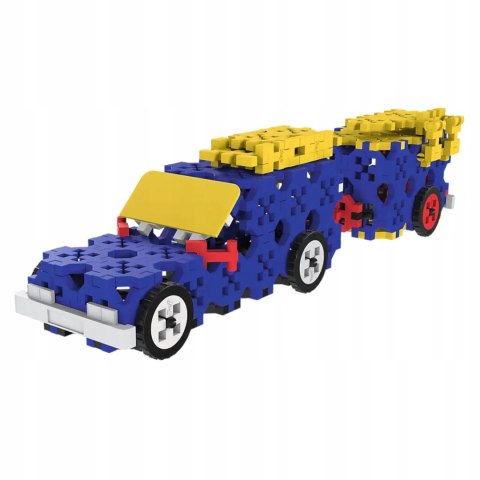 Zestaw klocków Connect 3w1: Pojazdy budowlane / SUV z przyczepą Trefl 61979 Zestaw klocków Connect 3w1: Pojazdy budowlane / SUV z przyczepą Trefl 61979