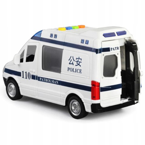 Auto radiowóz Policja otwierane drzwi 1:16 WY590BP Auto radiowóz Policja otwierane drzwi 1:16 WY590BP