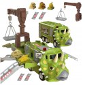 CIĘŻARÓWKA DINOZAUR Z AUTAMI TRICERATOPS DŹWIG 691 CIĘŻARÓWKA DINOZAUR Z AUTAMI TRICERATOPS DŹWIG 691