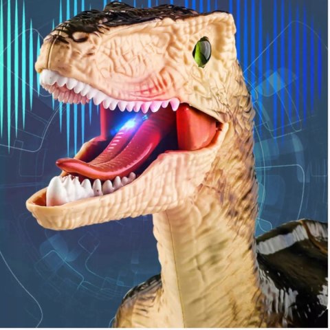 Dinozaur Velociraptor zdalnie sterowany pilot port usb dźwięki QX023 Dinozaur Velociraptor zdalnie sterowany pilot port usb dźwięki QX023