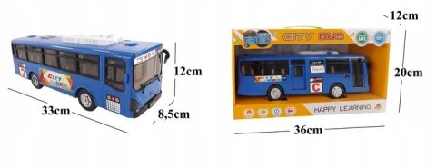 Duży autobus otwierane drzwi dźwięki światła 8915Ż Duży autobus otwierane drzwi dźwięki światła 8915Ż