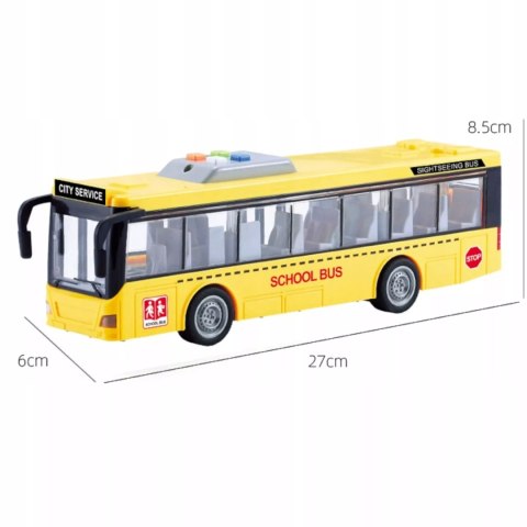 Duży szkolny autobus otwierane drzwi dźwięki światła 1:16 3+ WY910A Duży szkolny autobus otwierane drzwi dźwięki światła 1:16 3+ WY910A