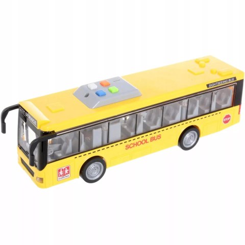 Duży szkolny autobus otwierane drzwi dźwięki światła 1:16 3+ WY910A Duży szkolny autobus otwierane drzwi dźwięki światła 1:16 3+ WY910A