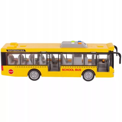 Duży szkolny autobus otwierane drzwi dźwięki światła 1:16 3+ WY910A Duży szkolny autobus otwierane drzwi dźwięki światła 1:16 3+ WY910A